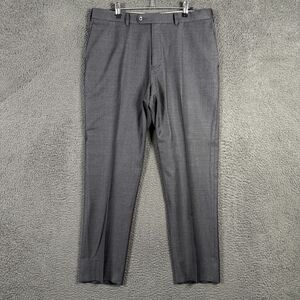 Suitsupply Pants Mens 34x29 Gray Bresica Slim Fit Dress Slacks VBC Wool Formal